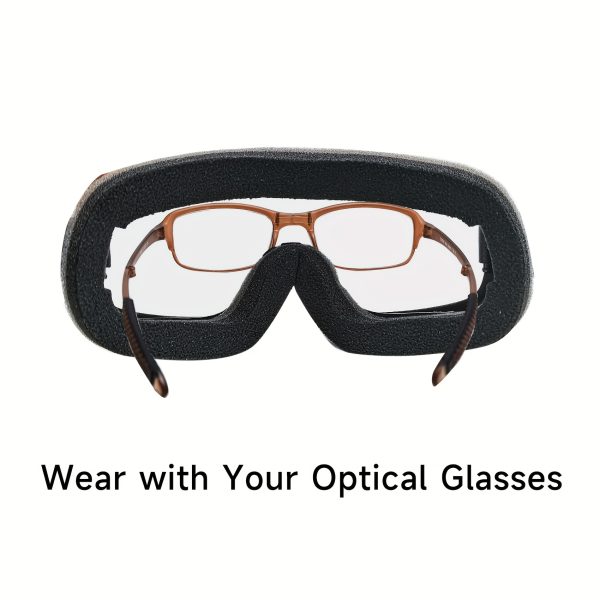 enzodate men's photochromic sports glasses full rim, pc frame & lens, adjustable strap, ideal for driving & outdoor activities, driving eyewear | sleek glossy finish | polycarbonate material