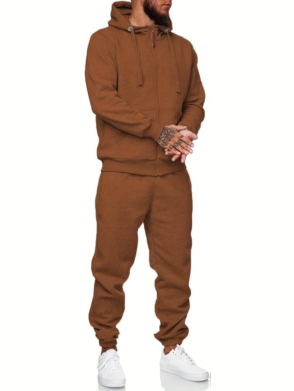 sweatsuits for men 2pcs sets men's tracksuit set leisure suits sweat jackets athletic jogging suits casual outfits