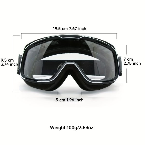 enzodate men's photochromic sports glasses full rim, pc frame & lens, adjustable strap, ideal for driving & outdoor activities, driving eyewear | sleek glossy finish | polycarbonate material