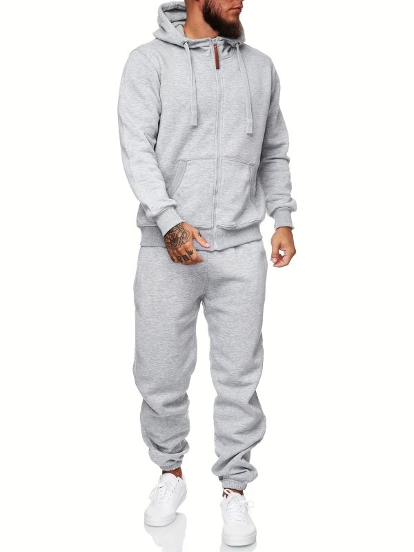 sweatsuits for men 2pcs sets men's tracksuit set leisure suits sweat jackets athletic jogging suits casual outfits