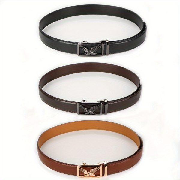 2pcs genuine leather belt for men, 1 3u002f 8