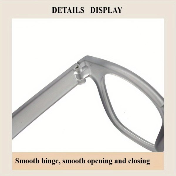 ultralight square reading glasses for women & men high definition presbyopia lenses, +75 225 strength, fashionable lightweight plastic frame for st. patrick's day, mother's day, father's day gift