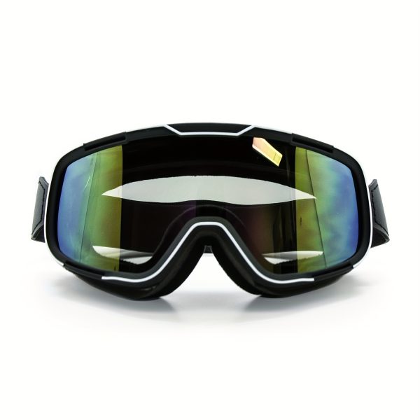 enzodate men's photochromic sports glasses full rim, pc frame & lens, adjustable strap, ideal for driving & outdoor activities, driving eyewear | sleek glossy finish | polycarbonate material