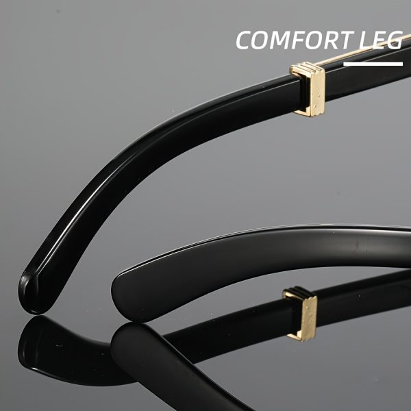 gigula men's retro neutral reading glasses anti fatigue metal hinges, lightweight and durable plastic frame, 100 400 degree prescription, black and golden accents, suitable for office, home and computer use