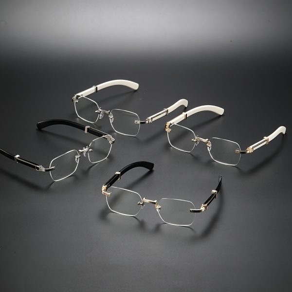 gigula men's retro neutral reading glasses anti fatigue metal hinges, lightweight and durable plastic frame, 100 400 degree prescription, black and golden accents, suitable for office, home and computer use