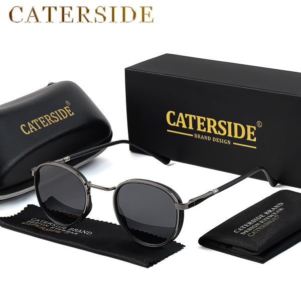 vintage classic style glasses round tac lens fashion tr+metal small frame ultralight casual cool men's lentes women party 2025 new glasses, decors photo props, ideal choice for gifts complete set with case