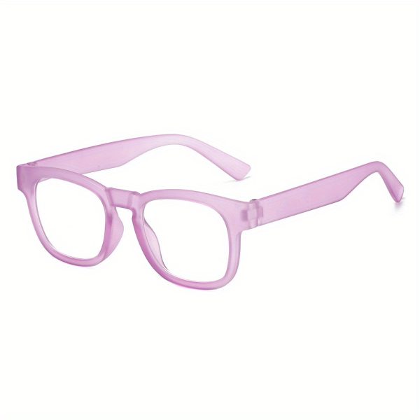 ultralight square reading glasses for women & men high definition presbyopia lenses, +75 225 strength, fashionable lightweight plastic frame for st. patrick's day, mother's day, father's day gift