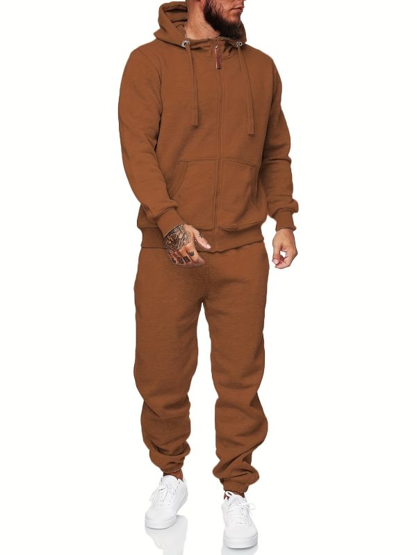 sweatsuits for men 2pcs sets men's tracksuit set leisure suits sweat jackets athletic jogging suits casual outfits