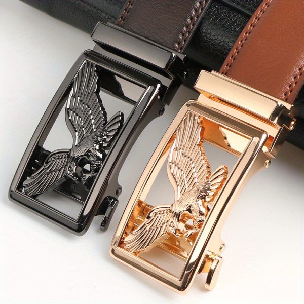 2pcs genuine leather belt for men, 1 3u002f 8
