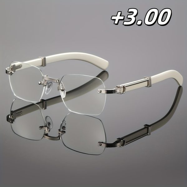 gigula men's retro neutral reading glasses anti fatigue metal hinges, lightweight and durable plastic frame, 100 400 degree prescription, black and golden accents, suitable for office, home and computer use