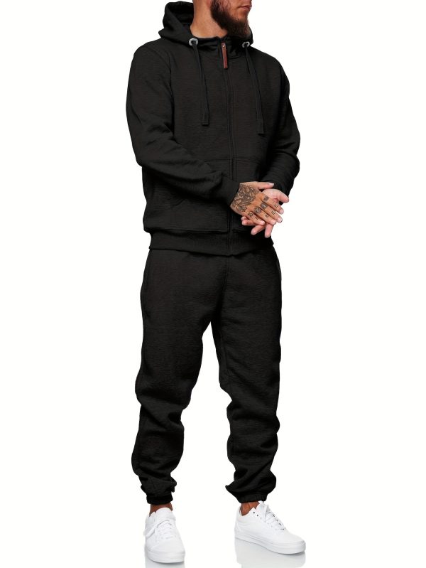 sweatsuits for men 2pcs sets men's tracksuit set leisure suits sweat jackets athletic jogging suits casual outfits