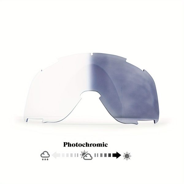 enzodate men's photochromic sports glasses full rim, pc frame & lens, adjustable strap, ideal for driving & outdoor activities, driving eyewear | sleek glossy finish | polycarbonate material