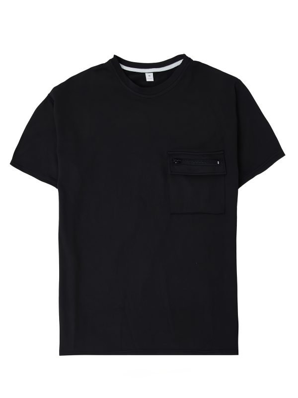 men's multi pocket cargo short sleeved t shirt shorts casual set comfortable, casual and breathable