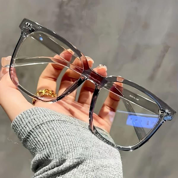 3 pairs of fashion glasses, suitable for girls and young women, square frame, match with outfits, computer play and tv watching, trendy campus style, transparent black frame, facial decoration design