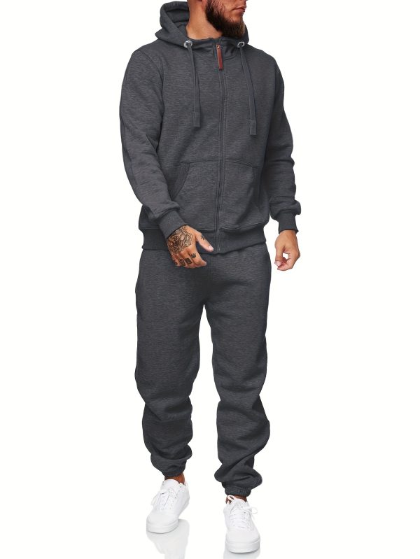 sweatsuits for men 2pcs sets men's tracksuit set leisure suits sweat jackets athletic jogging suits casual outfits