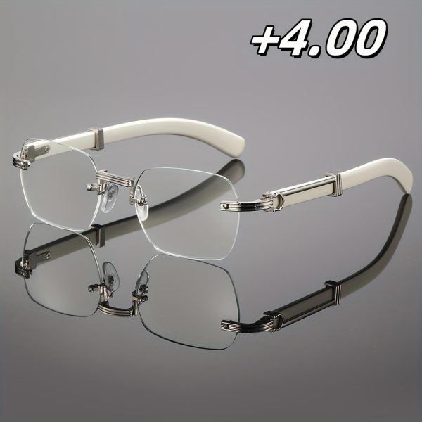 gigula men's retro neutral reading glasses anti fatigue metal hinges, lightweight and durable plastic frame, 100 400 degree prescription, black and golden accents, suitable for office, home and computer use