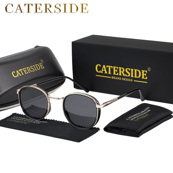 vintage classic style glasses round tac lens fashion tr+metal small frame ultralight casual cool men's lentes women party 2025 new glasses, decors photo props, ideal choice for gifts complete set with case